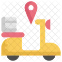 Delivery Scooter Location  Icon