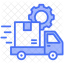 Delivery Service Truck Product Icono