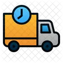 Truck Time Delivery Icon
