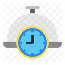 Food Delivery Clock Icon