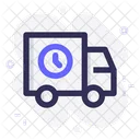 Delivery Shipping Clock Icon