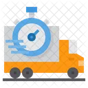 Delivery Time Shipping Stopwatch Icon