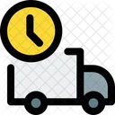 Delivery Time Truck Time Delivery Truck Icon
