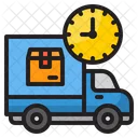 Delivery Time Delivery Truck Icon