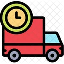 Delivery Time Shipping Time Delivery Truck Icon