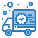 Delivery Time Shipping Time Delivery Truck Icon
