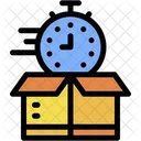 Delivery Time Logistic Transport Icon