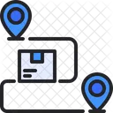 Delivery Tracking Map Pin Icon