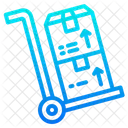 Delivery Trolley Trolley Shipping Icon