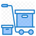 Delivery Trolley Delivery Box Box Trolley Icon