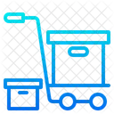 Delivery Trolley Delivery Box Box Trolley Icon