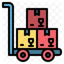 Delivery Trolley Box Trolley Delivery Box Icon