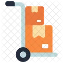 Delivery Trolley Parcel Trolley Icon