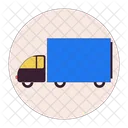 Small Business Delivery Truck Delivery Service Icon