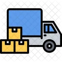Truck Box Delivery Icon