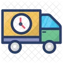 Delivery Van Parcel Delivery On Time Delivery Icon