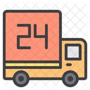 Delivery Hour Delivery Truck Fast Delivery Icon