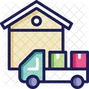 Delivery Truck Parcel Truck Courier Truck Icon