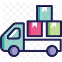 Delivery Truck Delivery Van Courier Truck Icon
