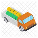 Delivery Van Shipping Truck Cargo Icon