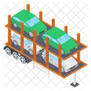 Delivery Vans Shipping Trucks Cargo Icon