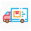 Courier Truck Delivery Icon