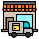 Shop Store Truck Icon