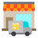 Shop Store Truck Icon