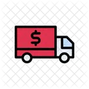 Delivery Lorry Dollar Icon