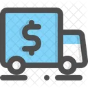 Truck Money Delivery Truck Icon