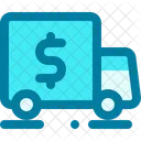 Truck Money Delivery Truck Icon