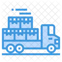 Container Delivery Truck Icon
