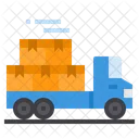 Container Delivery Truck Icon