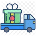 Kartboard Corrier Truck Delivery Truck Icon