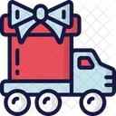 Present Delivery Gift Sales Icon