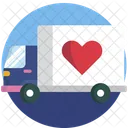 Hand Truck Heart Icon