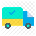 Courier Delivery Truck Icon