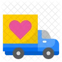 Delivery Truck Love Truck Icon