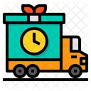 Delivery Truck Truck Gift Box Icon
