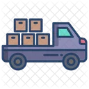 Delivery Truck Currier Truck Shipping Truck Icon