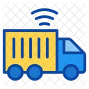 Transport Truck Vehicle Smart Delivery Iot Shipping Internet Things Icon