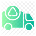 Delivery Truck Recycling Ecology Icon