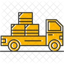 Delivery Truck Logistics Vehicle Shipping Service Icon