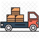 Delivery Truck Logistics Vehicle Shipping Service Icon