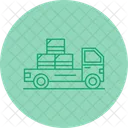 Delivery Truck Logistics Vehicle Shipping Service Icon