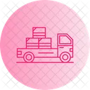 Delivery Truck Logistics Vehicle Shipping Service Icon