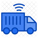 Transport Truck Vehicle Smart Delivery Iot Shipping Internet Things Icon