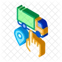 Truck Geolocation Selection Icon