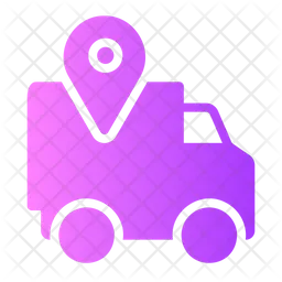 Delivery Truck Location  Icon