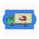 Delivery truck sticker  Icon